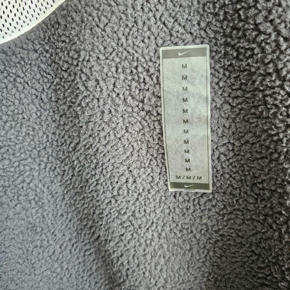 Nike Sportswear Essential Sherpa Sweatshirt Men's M Black White DD5017-010 NSW - Picture 12 of 16